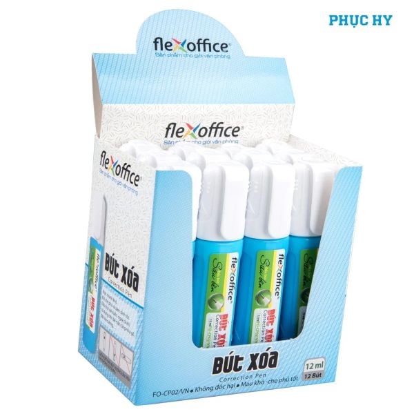 Bút xóa FlexOffice FO-CP02/VN 12ml – Đầu kim loại