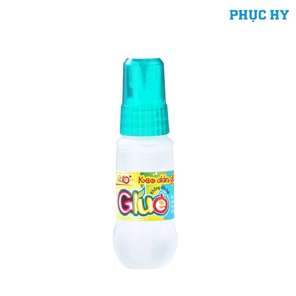 Keo dán giấy Điểm 10 G-015 15ml chai đơn nắp xanh ngọc