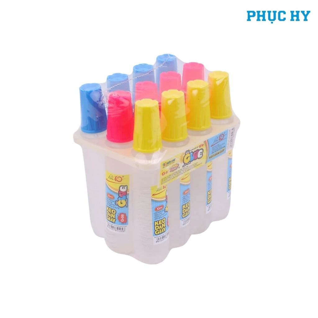 Keo dán giấy Điểm 10 TP-G08 30ml chai đơn nắp xanh