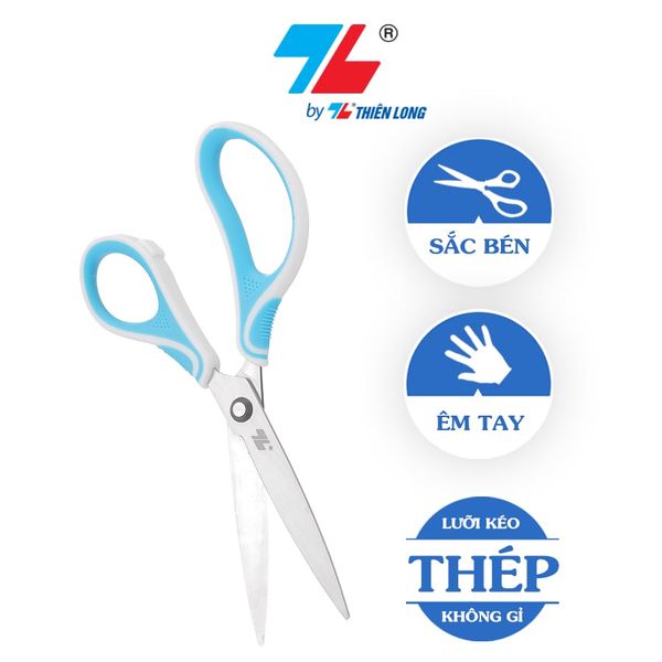 Kéo văn phòng Thiên Long SC-021 – Kéo cắt giấy 21cm