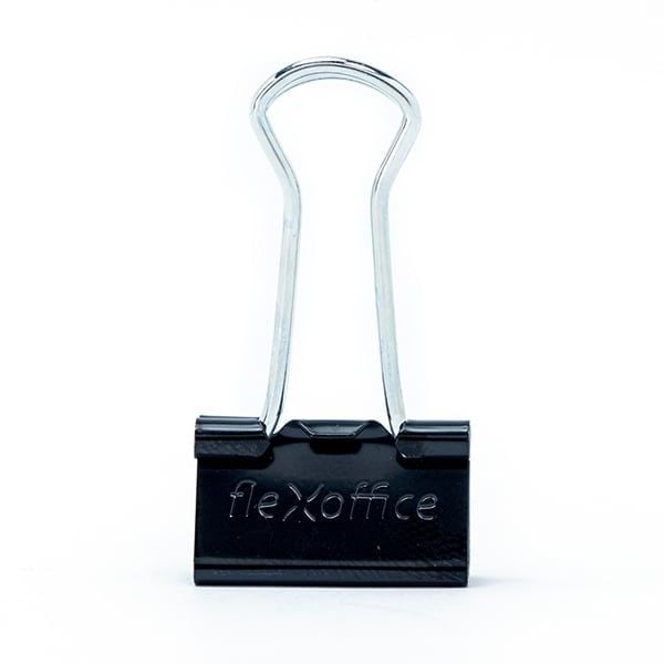 Kẹp bướm Flexoffice 19mm FO-DC02 hộp 12 cái – chính hãng Thiên Long.