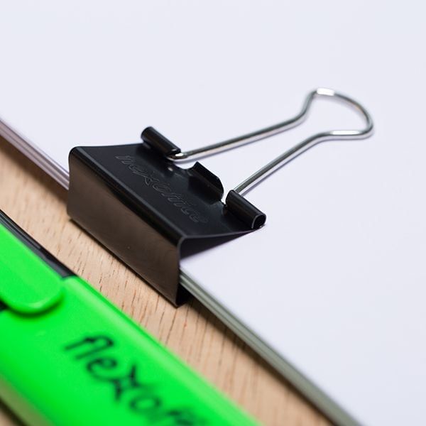 Kẹp bướm 32mm Flexoffice FO-DC04 – Kẹp 40 tờ A4, hộp 12 cái