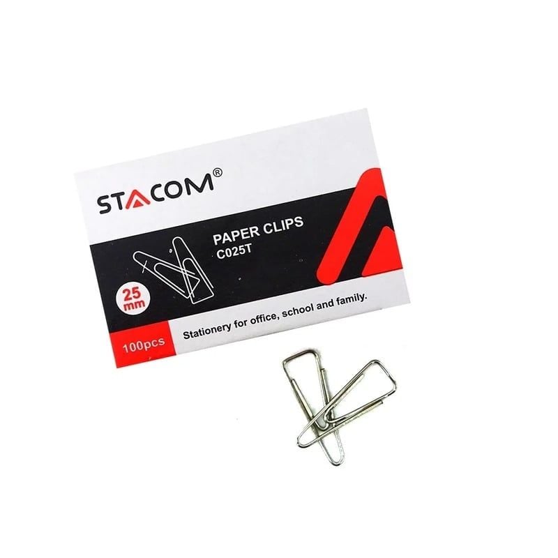 Kẹp giấy tam giác Stacom C025T 25mm