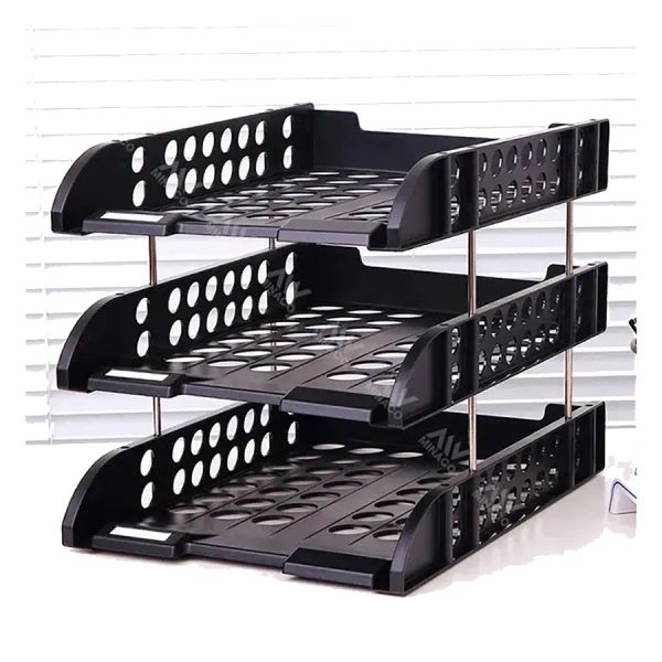 Khay hồ sơ 3 tầng Deli 9217