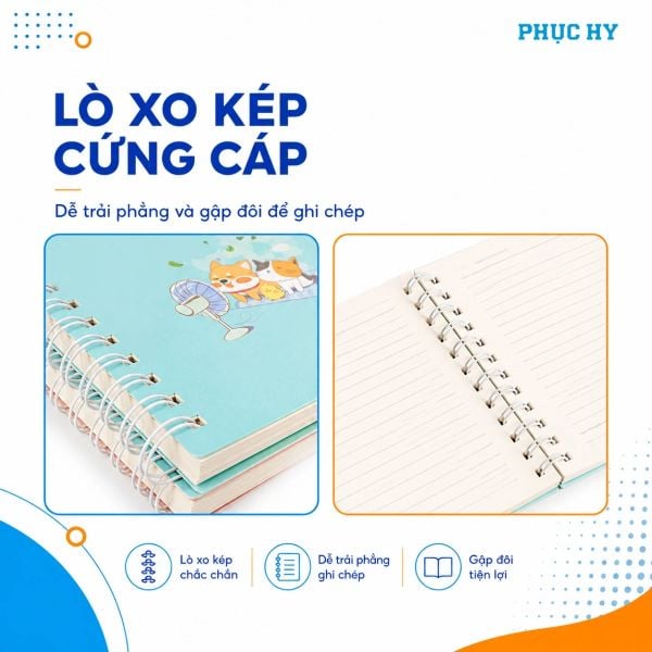Sổ lò xo A5 Thiên Long MB-025 120 trang 100gsm