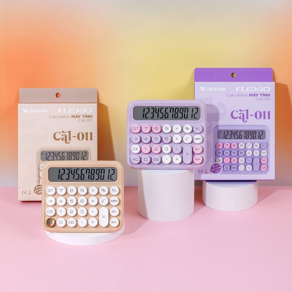 Máy tính cầm tay Thiên Long Flexio CAL-011