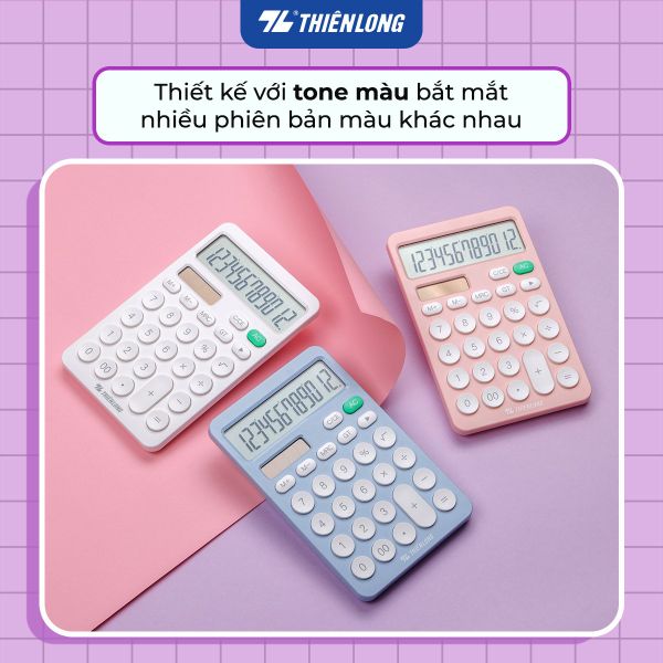 Máy tính cầm tay văn phòng Thiên Long Flexio CAL-008