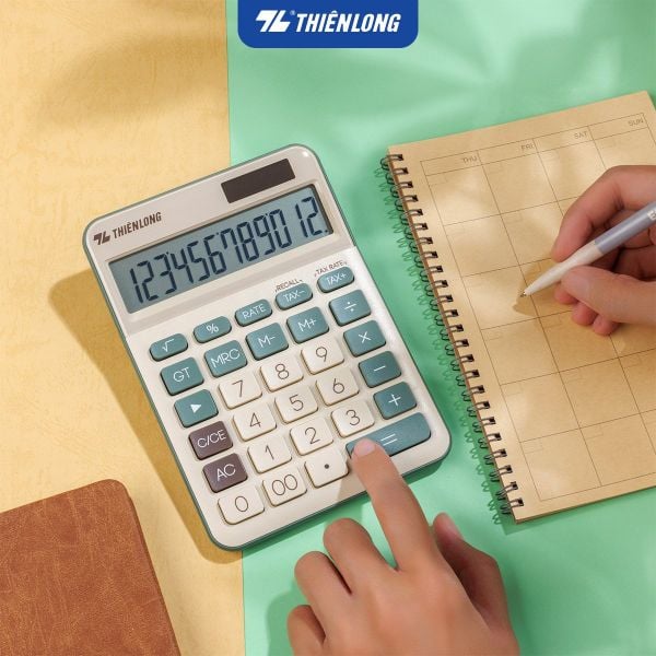 Máy tính cầm tay văn phòng Thiên Long Flexio CAL-010