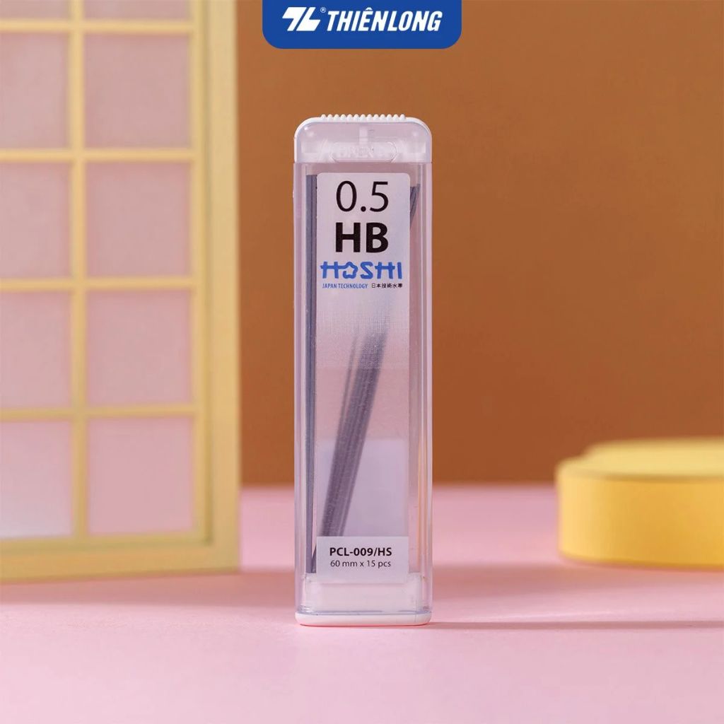 Min chì Hoshi Thiên Long 0,5 mm HB/2B, 15 min