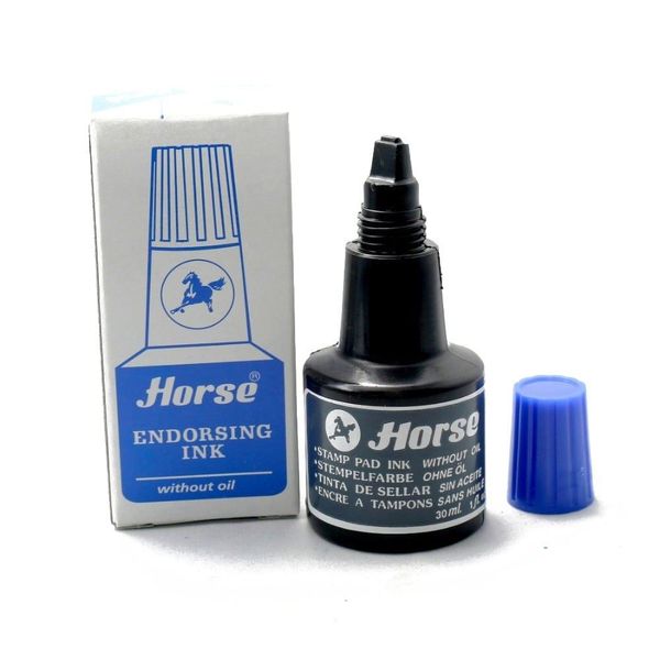 Mực dấu Horse H-30cc 30 ml, mực châm khay dấu