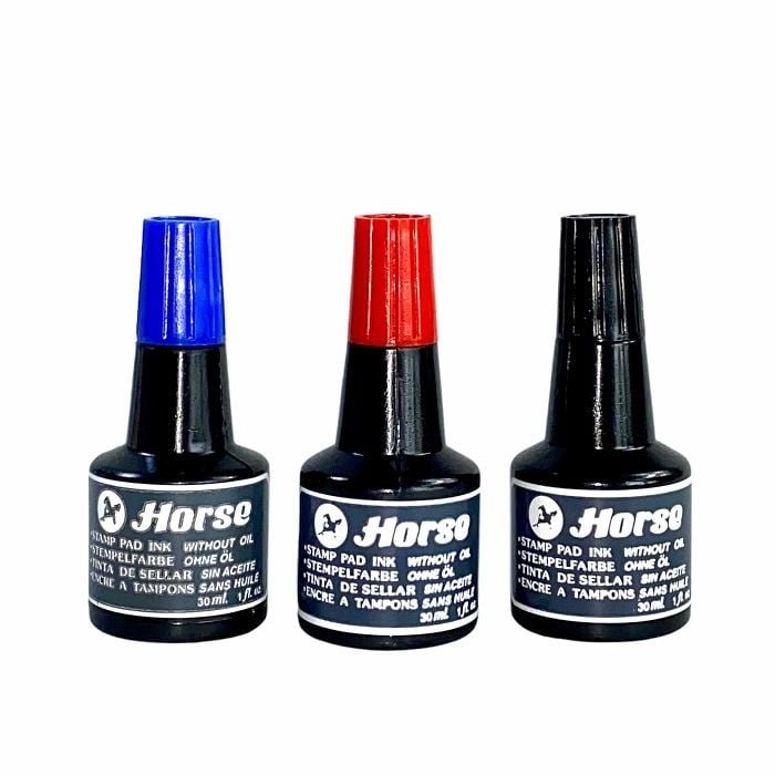 Mực dấu Horse H-30cc 30 ml, mực châm khay dấu
