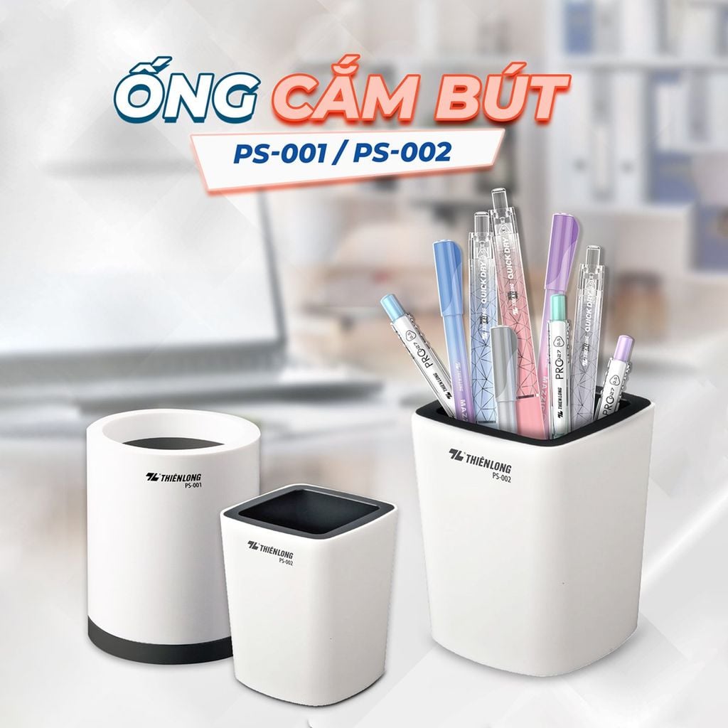 Ống cắm bút Thiên Long PS-002