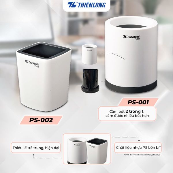 Ống cắm bút Thiên Long PS-001