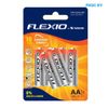 Pin Alkaline AA Thiên Long Flexio 1.5V – Vỉ 2, 4, 6 viên