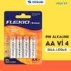 Pin Alkaline AA Thiên Long Flexio 1.5V – Vỉ 2, 4, 6 viên
