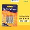 Pin Alkaline AAA Thiên Long Flexio 1.5V – Vỉ 2, 4, 6 viên