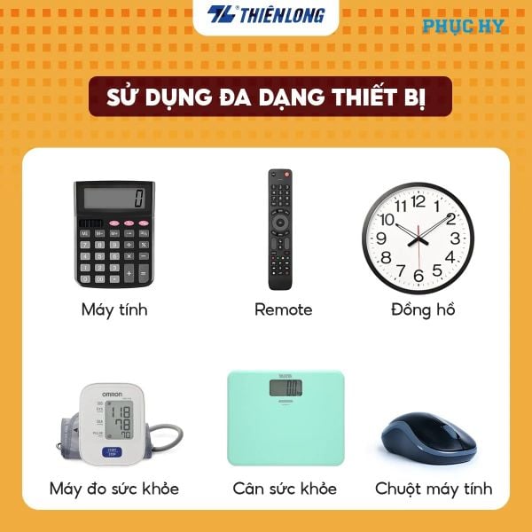 Pin Alkaline AAA Thiên Long Flexio 1.5V – Vỉ 2, 4, 6 viên