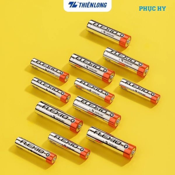 Pin Alkaline AAA Thiên Long Flexio 1.5V – Vỉ 2, 4, 6 viên