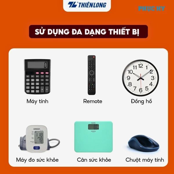 Pin Carbon AAA Thiên Long Flexio 1.5V – Lốc 4 Viên BAC-R03/4