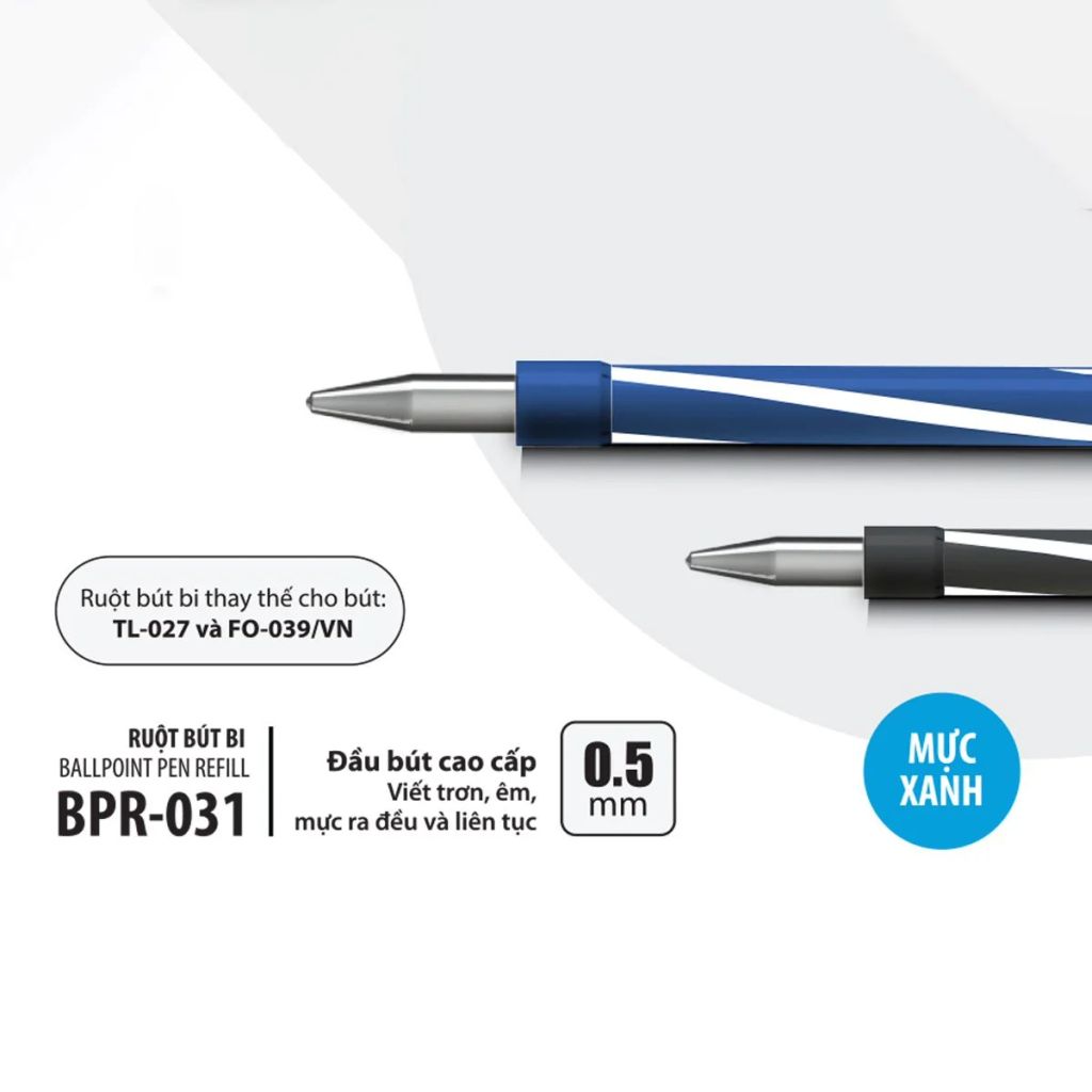 Ruột bút bi Thiên Long BPR-031 0,5 mm
