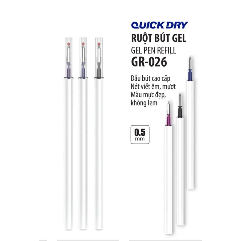Ruột bút gel Quick Dry Thiên Long GR-026 0,5 mm