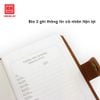 Sổ bìa da Hồng Hà Mixbook A6 4607