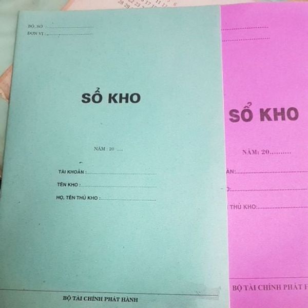 Sổ kho A4 50 tờ – theo dõi nhập xuất tồn