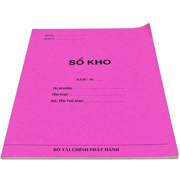 Sổ kho A4 50 tờ – theo dõi nhập xuất tồn