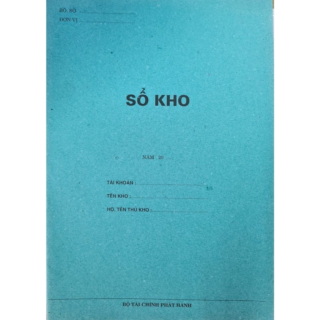 Sổ kho A4