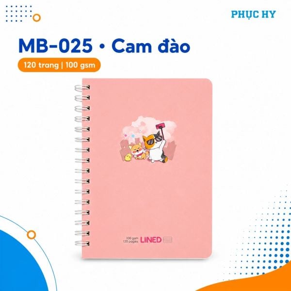 Sổ lò xo A5 Thiên Long MB-025 120 trang 100gsm