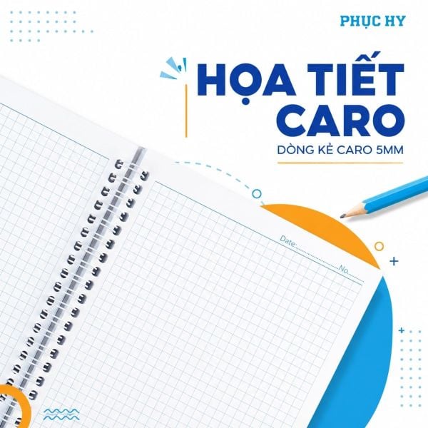 Sổ lò xo B5 kẻ caro Thiên Long MB-016 120 trang