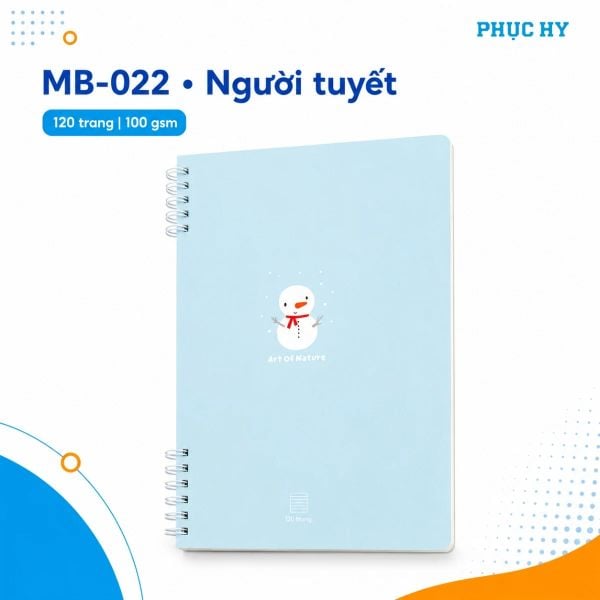 Sổ lò xo 2 đầu B5 Thiên Long MB-021/MB-022 120 trang 100gsm