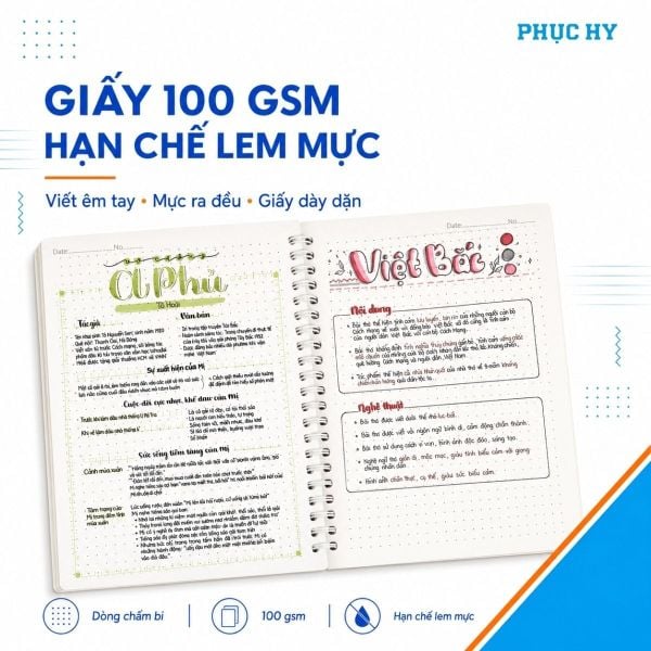 Sổ lò xo chấm bi B5 Thiên Long MB-018 120 trang 100gsm