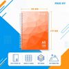 Sổ lò xo đường kẻ caro A5 Thiên Long MB-015 120 trang