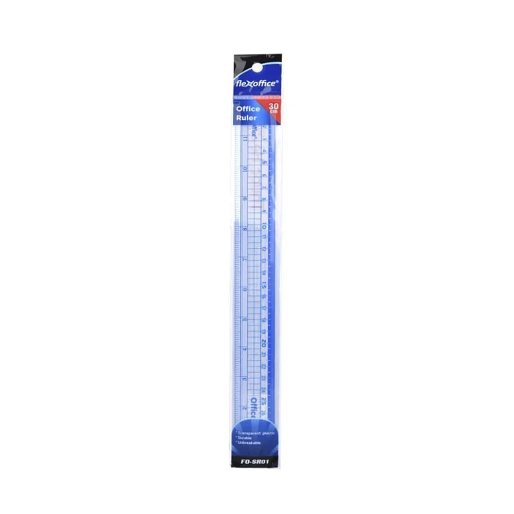 Thước thẳng Flexoffice FO-SR01 30cm