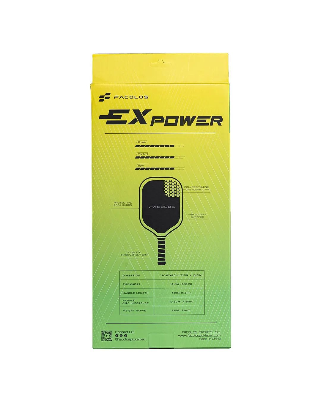  Bộ 2 vợt Pickleball Sport Series – ExPower Black (14mm) 