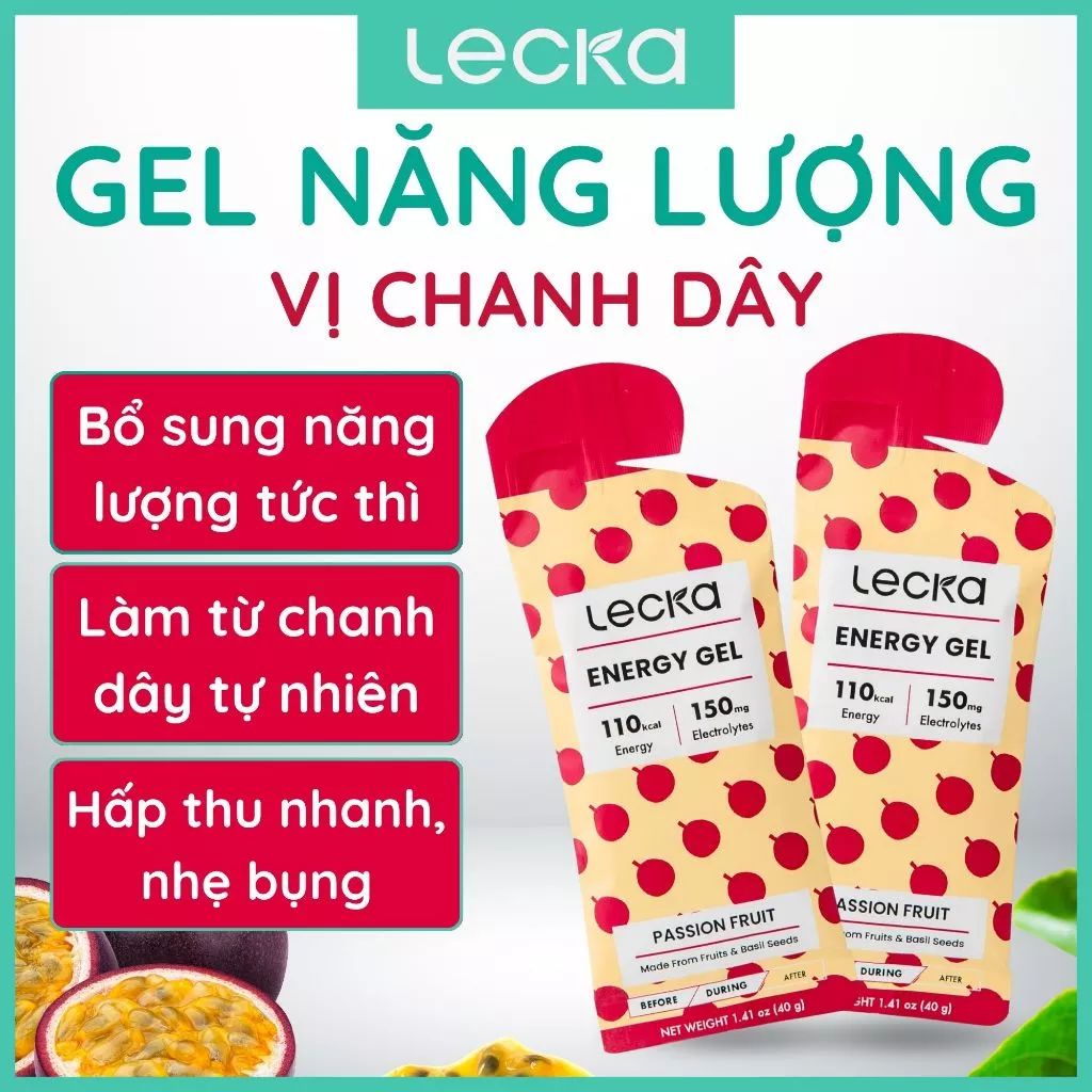  Gel Lecka Energy – Năng Lượng Từ Thiên Nhiên, Tăng Cường Sức Mạnh 