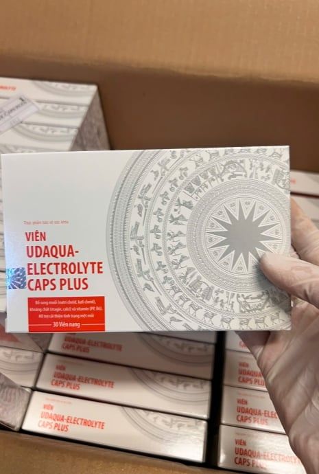  1 Hộp/30 Viên Muối Udaqua-Electrolyte Caps Plus – Hỗ Trợ Cải Thiện Tình Trạng Mệt Mỏi 