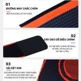  Bó gối có dây quấn trợ lực vải dệt kim 3D thoáng khí Aolikes AL7720 