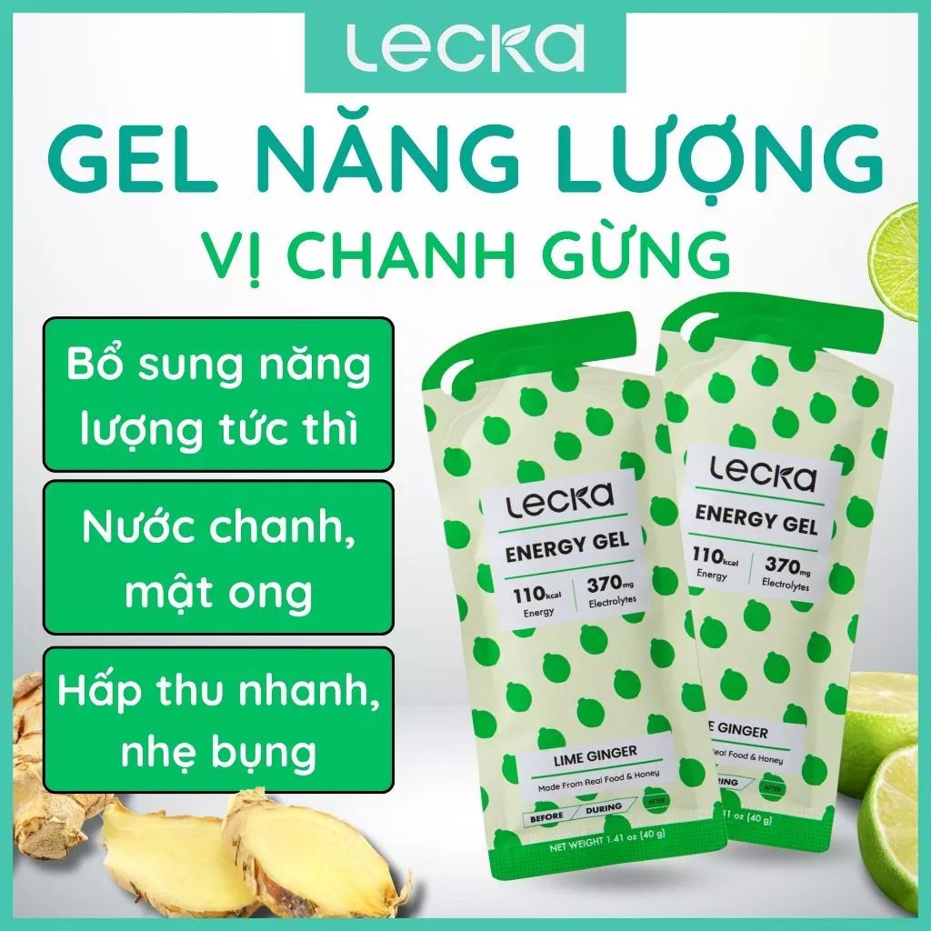  Gel Lecka Energy – Năng Lượng Từ Thiên Nhiên, Tăng Cường Sức Mạnh 