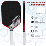  Vợt Pickleball HERMOD 008 - ĐẠT CHUẨN USA PICKLEBALL APPROVED 