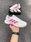  Giày Pickleball Adidas GameCourt 2.0 Nữ | Trắng Hồng | JP7723 