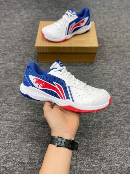  Giầy Lining Thunder Lite Nam | Trắng Xanh | AYTS020-6 