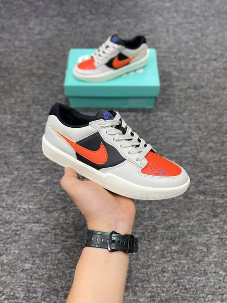  Giày Thời Trang Nike SB Force 58 Premium | Xám Đỏ Đen | DV5476-004 