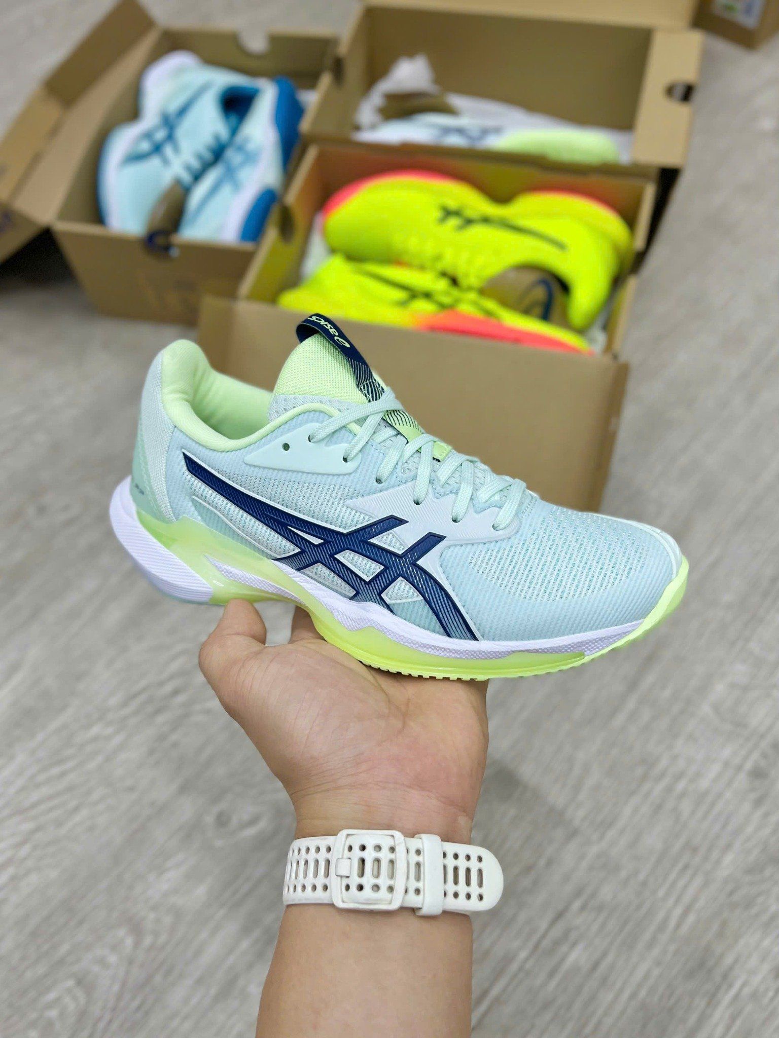  Giày Pickleball Asics Solution Speed FF3 Nữ | 1042A275 | 