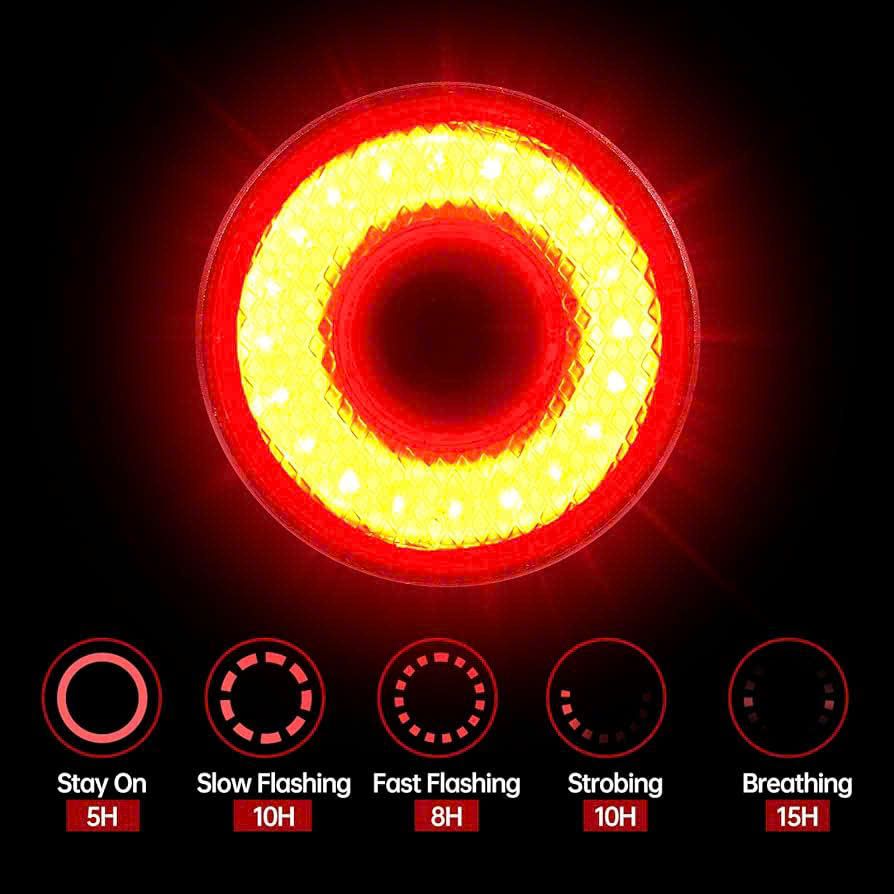  Đèn hậu xe đạp cảm biến phanh Bicycle Taillight 