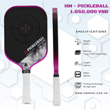  Vợt Pickleball HERMOD 008 - ĐẠT CHUẨN USA PICKLEBALL APPROVED 