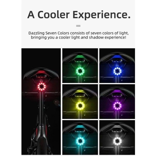  Đèn hậu xe đạp ROCKBROS SAMURAI Q1 