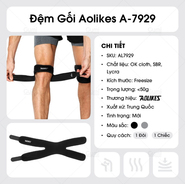  Đai Khớp Gối Aolikes - V 