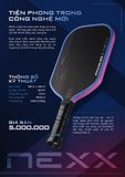  Vợt Pickleball Facolos Nexx - 16mm 